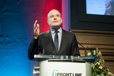 Michel Forst speaking at 2015 Dublin Platform