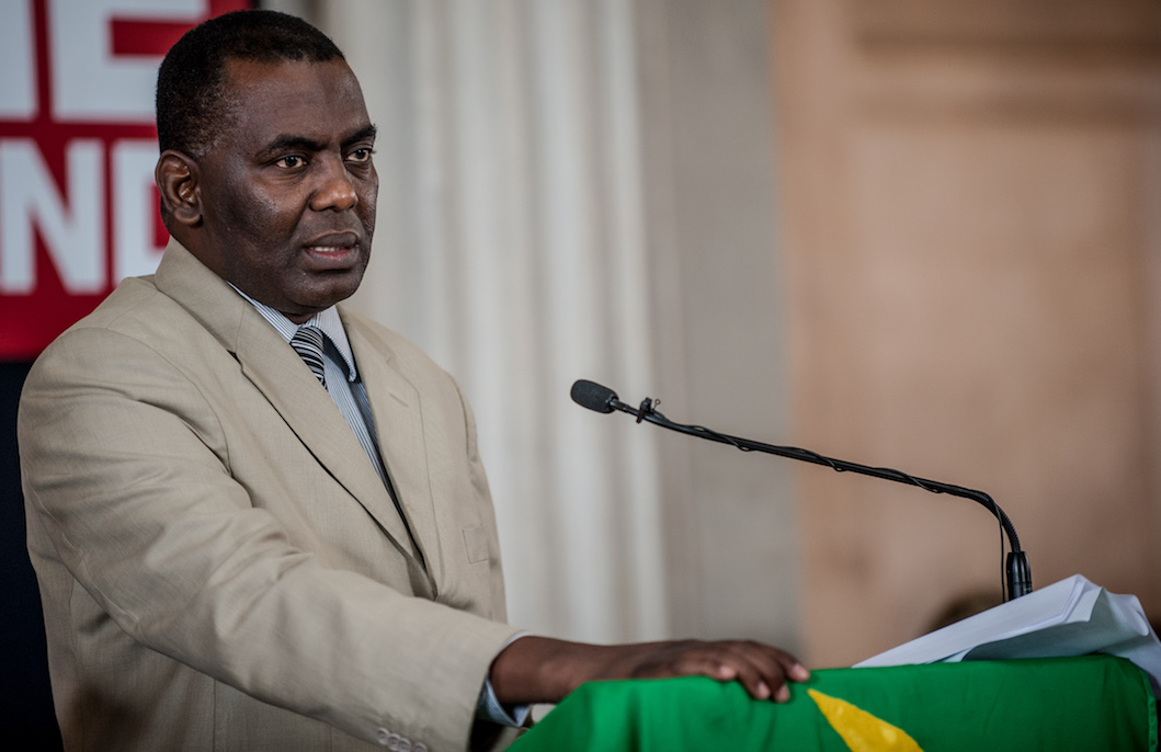 Biram Dah Abeid at Podium