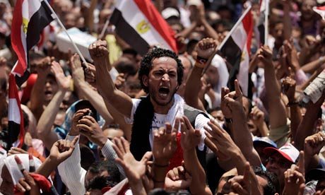 Protest in Egypt, April 2016