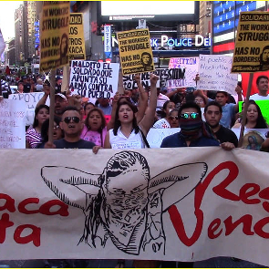 Protest in Oaxaca, June 2016